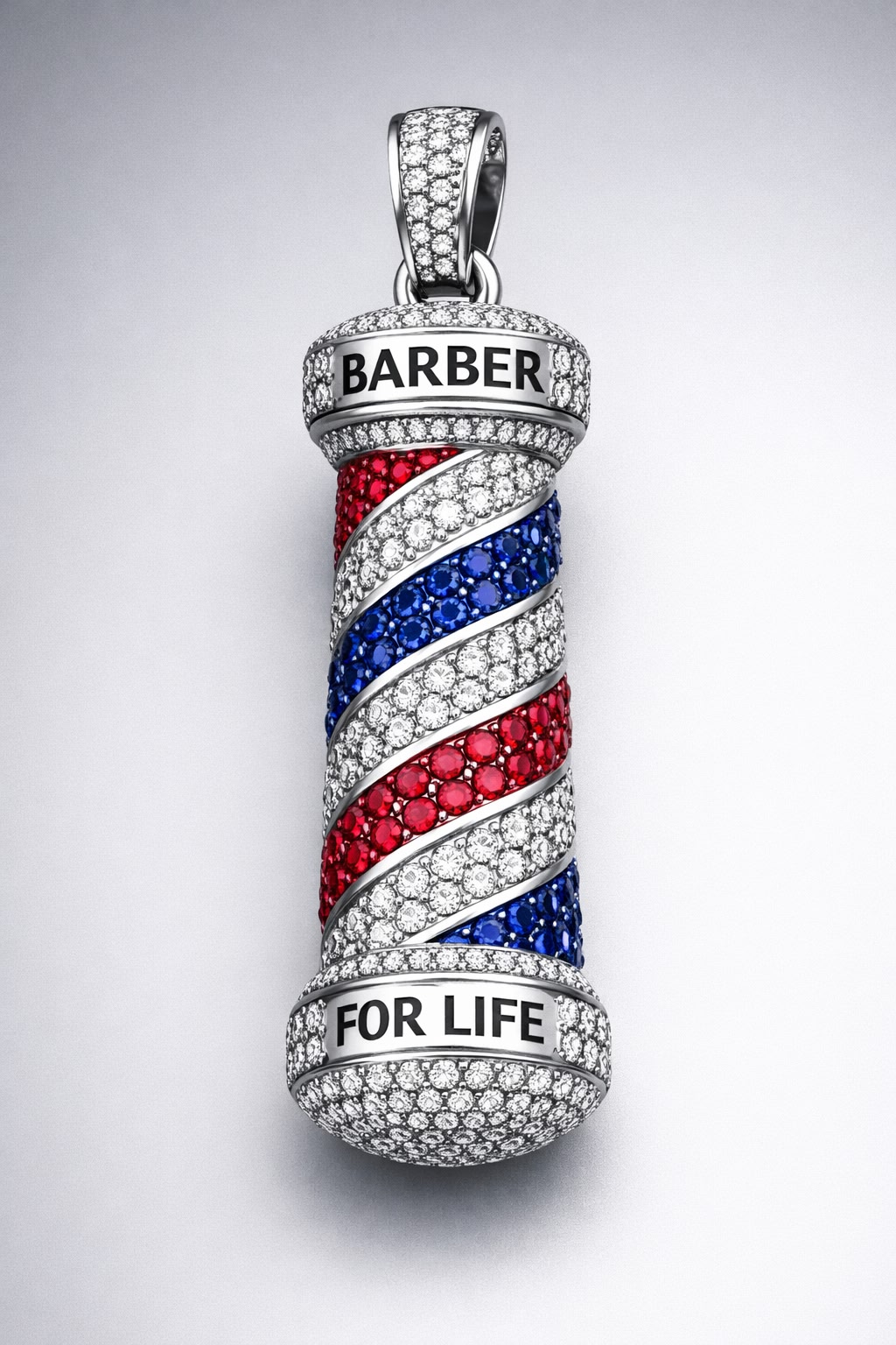 Barber Pole Diamond Pendant diamond jewelry
