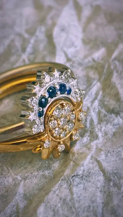 Celestial Diamond Sapphire Ring diamond jewelry