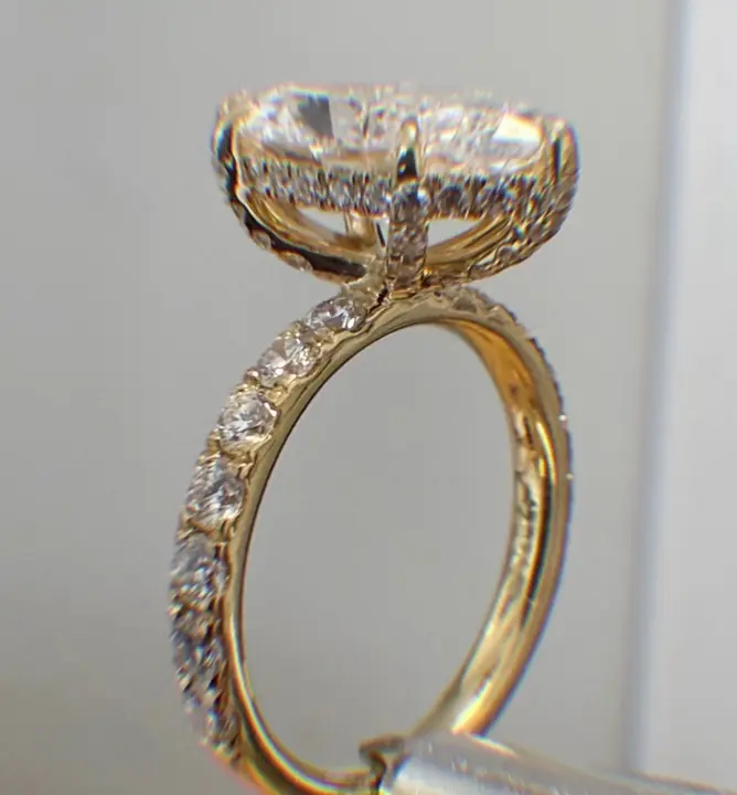 Eternal Marquise Halo Ring diamond jewelry