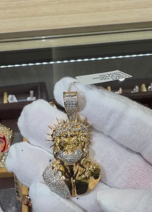 Iced Jesus Pendant diamond jewelry