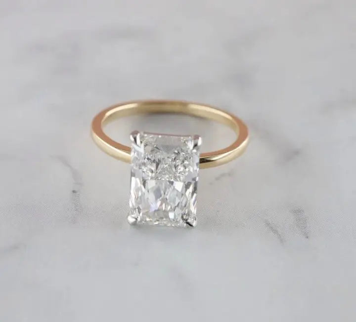 The Classic Radiant Ring diamond jewelry