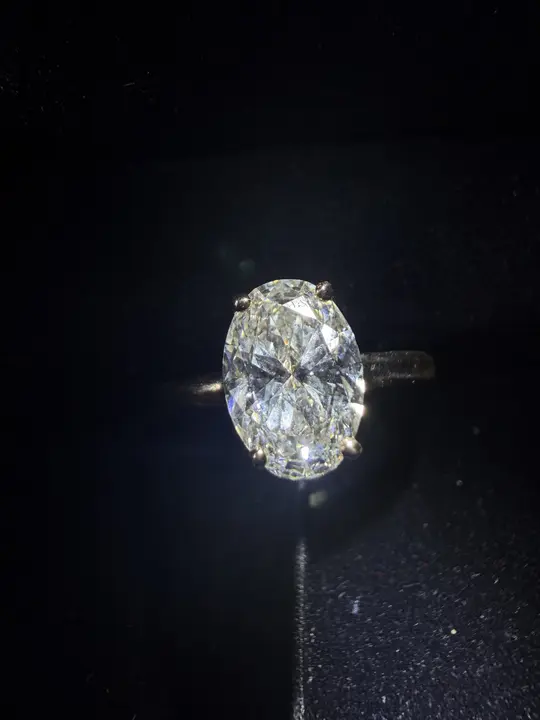 Classic Oval Engagement Ring diamond jewelry