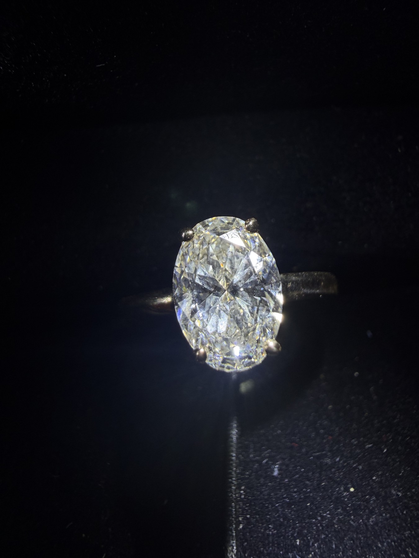 Classic Oval Engagement Ring diamond jewelry
