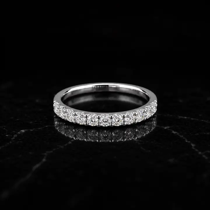 Petite Diamond Half Eternity Band diamond jewelry