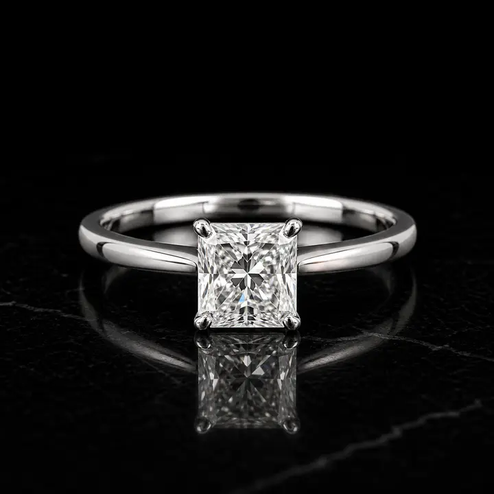 Classic Princess Diamond Engagement Ring diamond jewelry