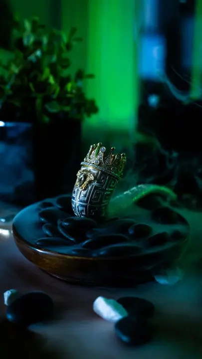 Medusa Silver Nugget Ring alternate view 1