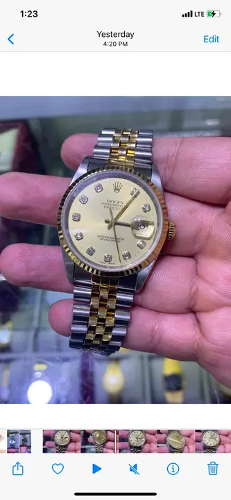 Two-Tone Rolex Datejust Diamond Dial diamond jewelry