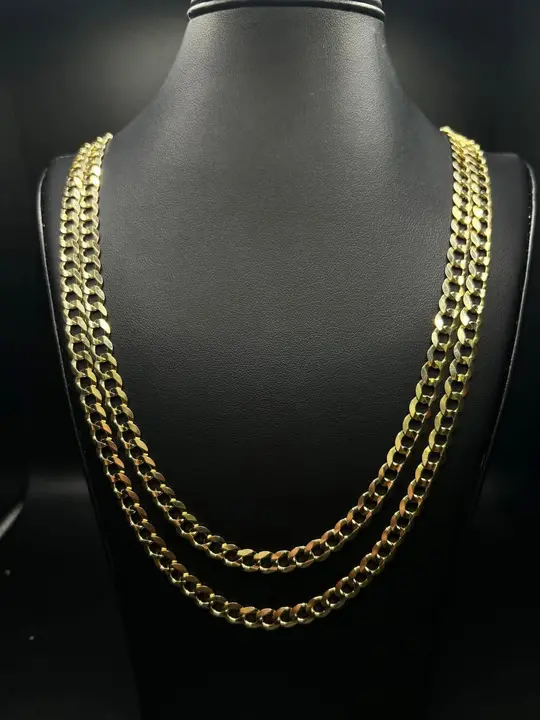 Yellow Gold Cuban Link Chain alternate view 1