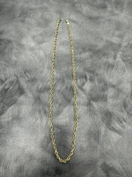 Yellow Gold Rope Chain alternate view 1